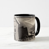Saatzeit und Ernte von Grant Wood Tasse (VorderseiteRechts)