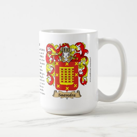 Saavedra, der Ursprung, die Bedeutung und das Kaffeetasse (Rechts)