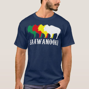 Saawanooki Shawnee Native Amerikanischen Ureinwohn T-Shirt
