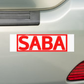Saba Briefmarke Autoaufkleber (Auf Auto)
