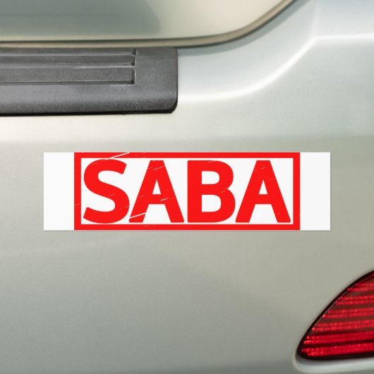 Saba Briefmarke Autoaufkleber (Auf Auto)