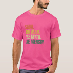 Saba Der Mensch Der Mythos Der Mensch Jiddisch Gro T-Shirt