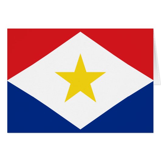 Saba Flag (Vorderseite (Horizontal))