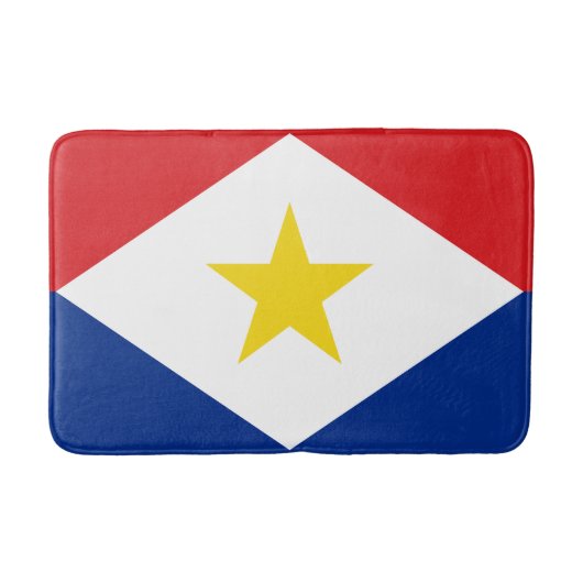 Saba Flag Badematte (Vorderseite)