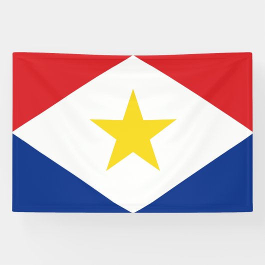 Saba Flag Banner (Horizontal)