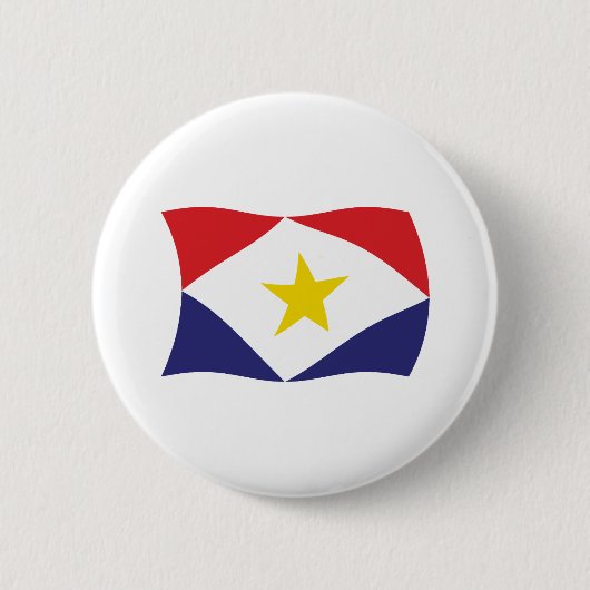 Saba Flag Button (Vorderseite)