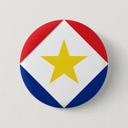 Saba Flag Button (Vorderseite)