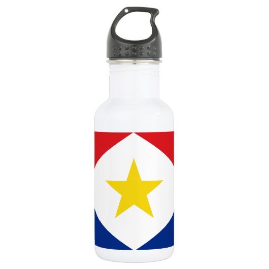 Saba Flag Edelstahlflasche (Vorderseite)