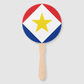 Saba Flag Fächer (Vorderseite)