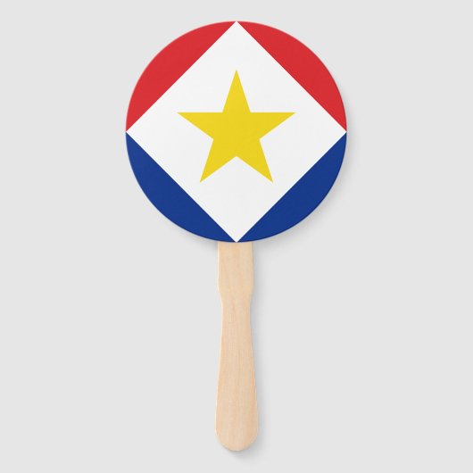 Saba Flag Fächer (Vorderseite)