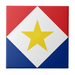 Saba Flag Fliese