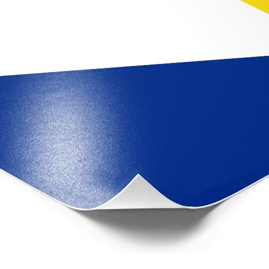 Saba Flag Fotodruck (Ecke)