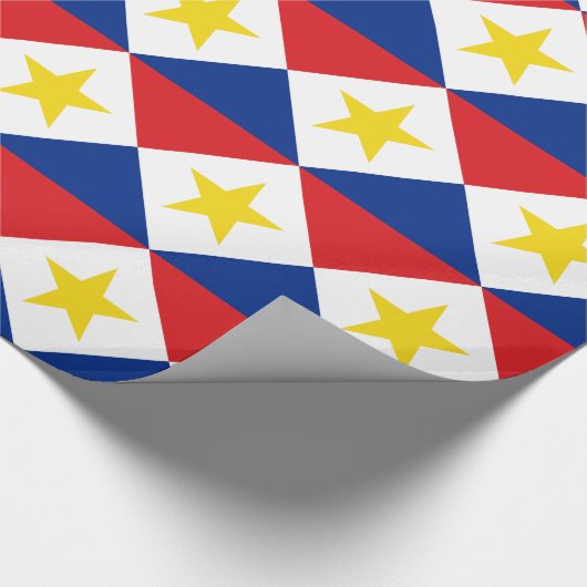 Saba Flag Geschenkpapier (Ecke)