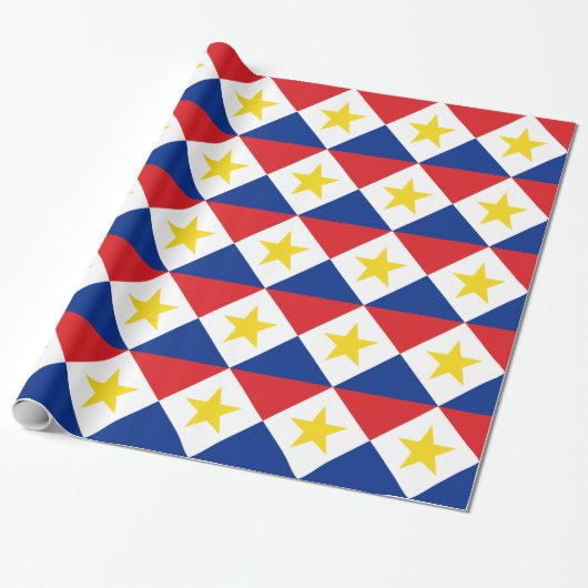 Saba Flag Geschenkpapier (Ungerollt)