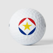 Saba Flag Golfball (Vorderseite)