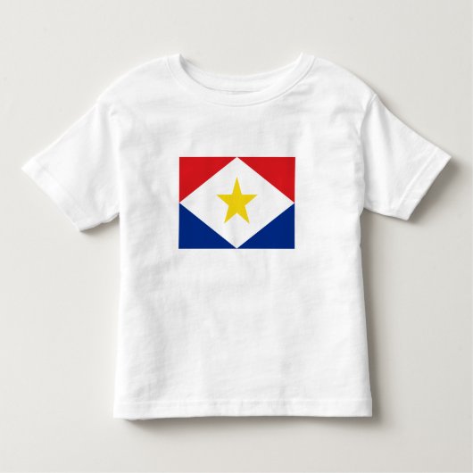 Saba Flag Kleinkind T-shirt (Vorderseite)