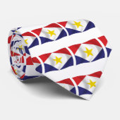 Saba Flag Krawatte (Gerollt)