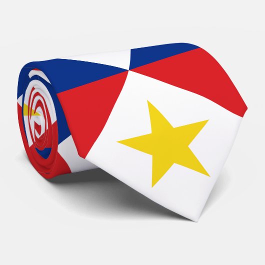 Saba Flag Krawatte (Gerollt)