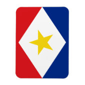 Saba Flag Magnet (Vertikal)