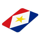 Saba Flag Magnet (Linke Seite)