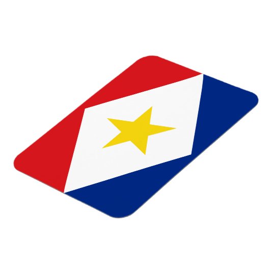 Saba Flag Magnet (Linke Seite)