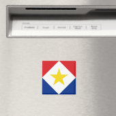 Saba Flag Magnet (In Situ (Geschirrspüler))