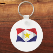 Saba Flag Schlüsselanhänger (Vorderseite)