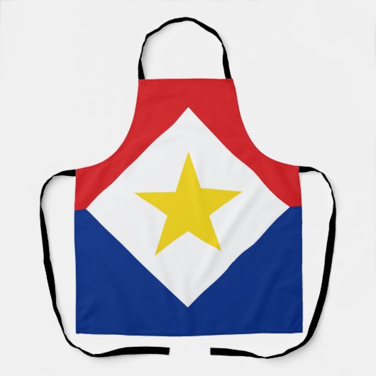 Saba Flag Schürze (Vorderseite)