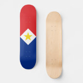 Saba Flag Skateboard (Vorderseite)