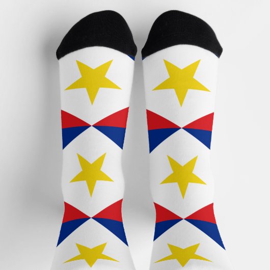 Saba Flag Socken (Oben)