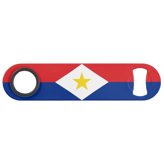 Saba Flag Speed Flaschenöffner (Vorderseite (Horizontal))