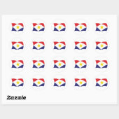 Saba Flag Sticker (Blatt)