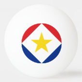 Saba Flag Tischtennisball (Rückseite)