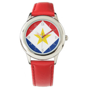Saba-Flagge Armbanduhr