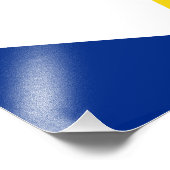 Saba-Flagge Fotodruck (Ecke)