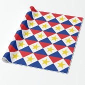 Saba-Flagge Geschenkpapier (Ungerollt)