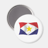 Saba-Flagge-Magnet Magnet (Vorderseite/Rückseite)