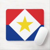 Saba-Flagge Mousepad (Mit Mouse)