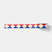 Saba-Flagge Satinband (Vorderseite)
