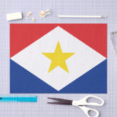 Saba-Flagge Seidenpapier (Handwerk)