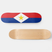 Saba-Flagge Skateboard (Horizontal)