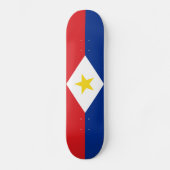 Saba-Flagge Skateboard (Vorderseite)