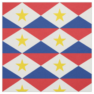Saba-Flagge Stoff