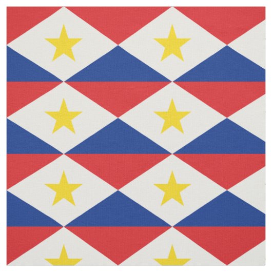 Saba-Flagge Stoff (Muster)