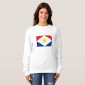 Saba-Flagge Sweatshirt (Vorne ganz)