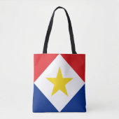 Saba-Flagge Tasche (Vorderseite)