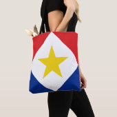 Saba-Flagge Tasche (Von Nahem)