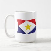 Saba Flagge Tasse (Links)