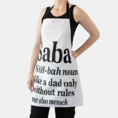 Saba Hebrew Opa Definition Jüdisch Hanukkah Gif Schürze (InSitu)