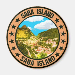 Saba Island Magnet